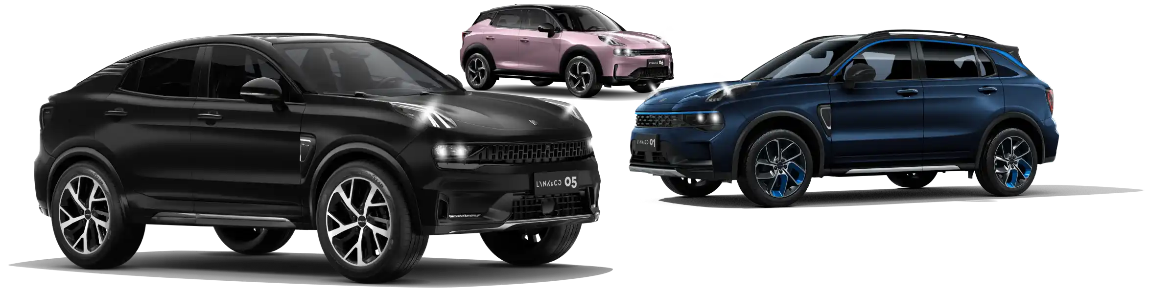 LynkandCo Landing page Cars